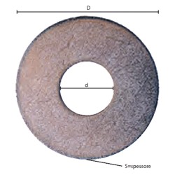 RONDELLA GREMBIALINA M 6 - 1,5 x 18 x 6,5 mm (C% 20)