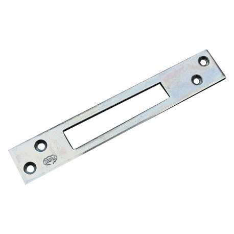 CONTROPIASTRA PER SERRATURE A BAIONETTA tipo 1 asola singola - mm 150 x 25 x 3 (PZ 50)