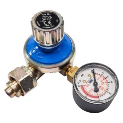 RIDUTTORE ALTA PRESSIONE REGOLABILE capacita' 14 Kg/h - Att. F 1/4 (PZ 1)
