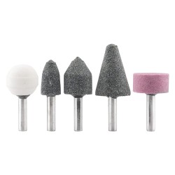 MOLE ABRASIVE AL CORINDONE set 5 pezzi (CF 1)