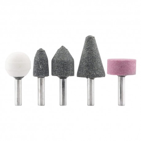MOLE ABRASIVE AL CORINDONE set 5 pezzi (CF 1)