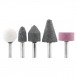 MOLE ABRASIVE AL CORINDONE set 5 pezzi (CF 1)
