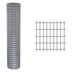 RETE ELETTROSALDATA ZINCATA 50 x 25 Filo Ã˜ mm. 1,7 - H. cm 175 (RT 1)