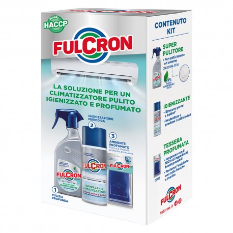 KIT PULIZIA PER CONDIZIONATORE 'FULCRON' cf da 3 prodotti (PZ 1)