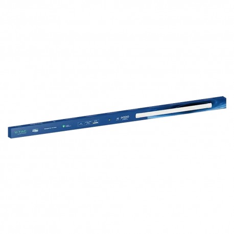 PLAFONIERA TUBO LED PRISMATICA 50W - 6500K mm.1500 mm (PZ 1)